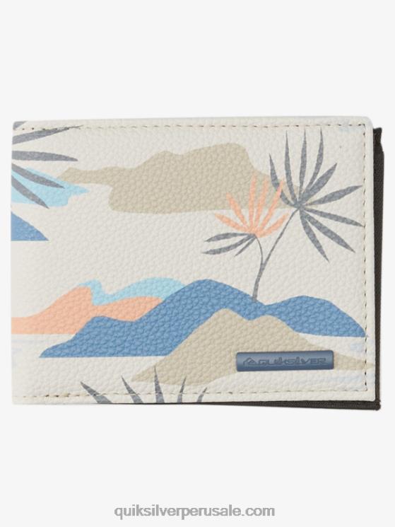 Quiksilver N8LNT725 hombres abedul lento aturdimiento ss cartera de tres pliegues de frescura