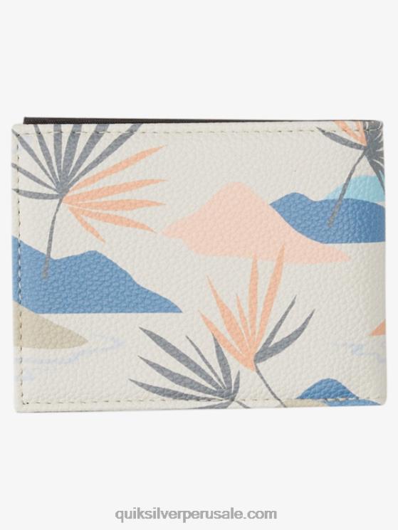 Quiksilver N8LNT725 hombres abedul lento aturdimiento ss cartera de tres pliegues de frescura