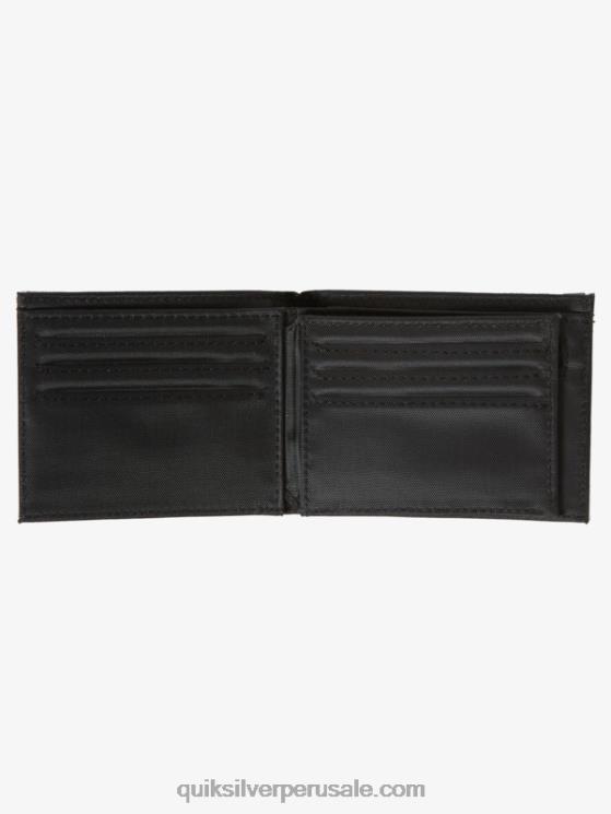 Quiksilver N8LNT729 hombres azul marino medianoche cartera de tres pliegues de frescura