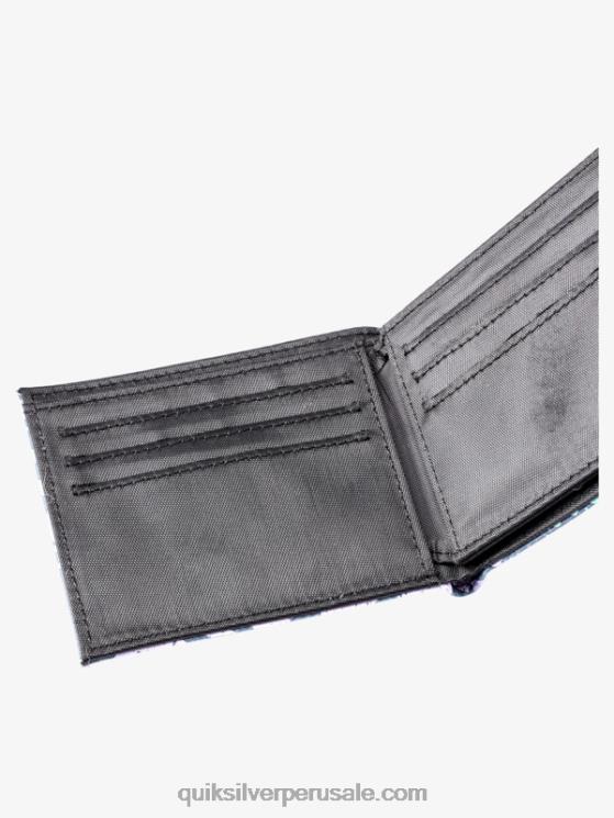Quiksilver N8LNT729 hombres azul marino medianoche cartera de tres pliegues de frescura