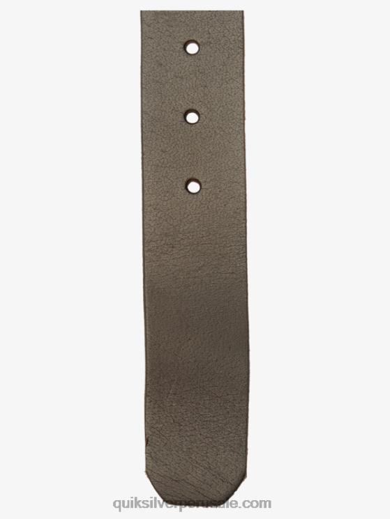 Quiksilver N8LNT1054 hombres chocolate el cinturón de cuero de todos los días