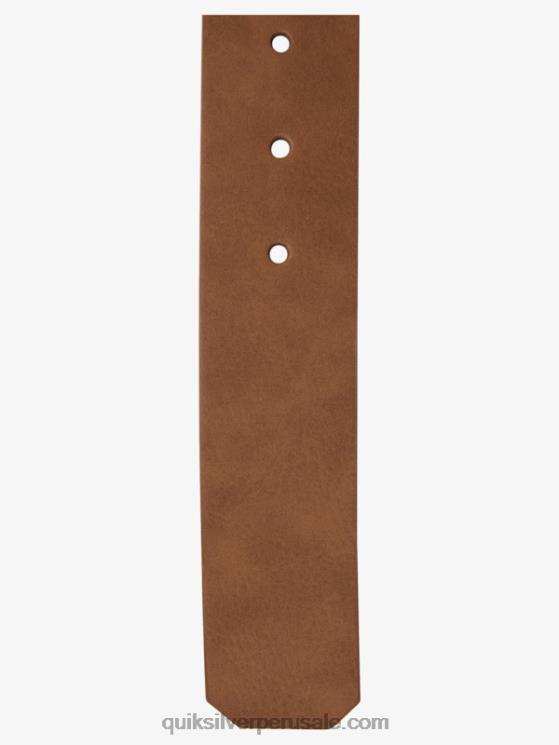 Quiksilver N8LNT1096 hombres chocolate cinturón de piel sintética de la calle principal