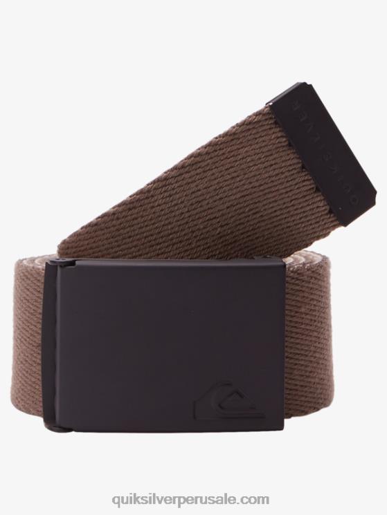 Quiksilver N8LNT44 hombres chispas de chocolate el cinturón de correas de mermelada