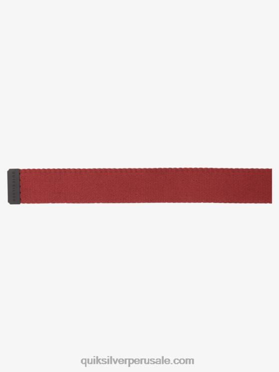 Quiksilver N8LNT45 hombres Marsala el cinturón de correas de mermelada