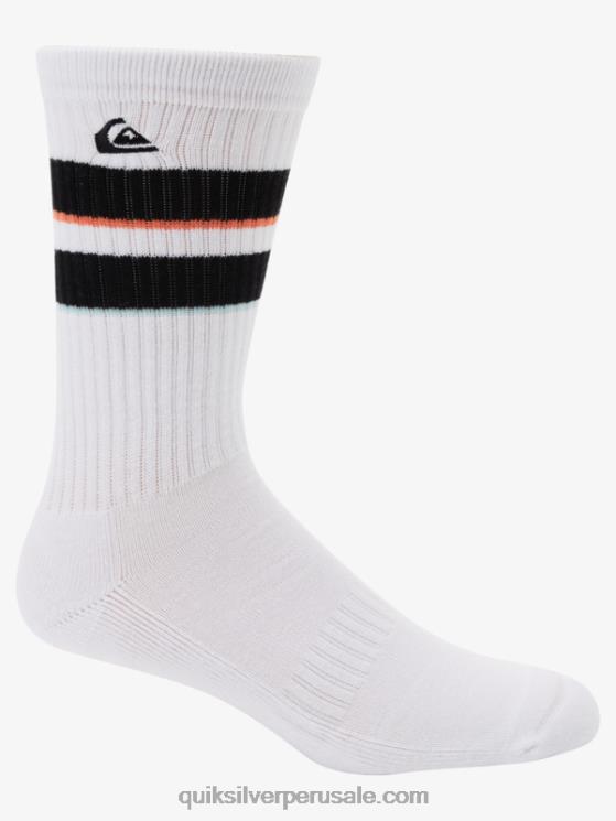 Quiksilver N8LNT1141 hombres múltiples 1 Pack de 2 pares de calcetines en jacquard