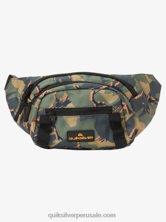 Quiksilver N8LNT608 hombres camuflaje - playa riñonera 3l caminante solitario