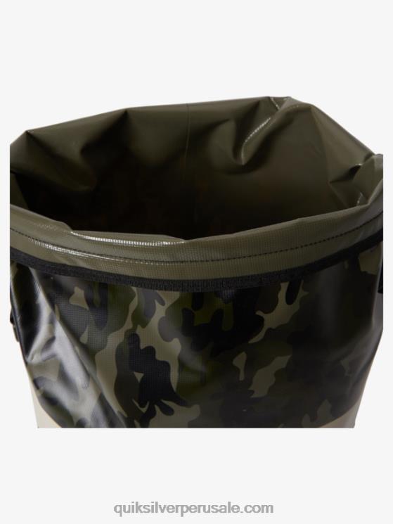 Quiksilver N8LNT861 hombres camuflaje negro mochila de surf mediana sea stash 20l