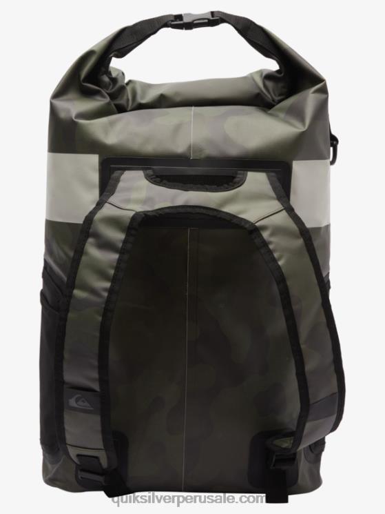 Quiksilver N8LNT861 hombres camuflaje negro mochila de surf mediana sea stash 20l