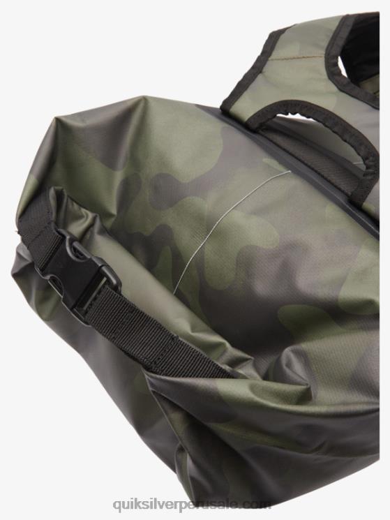 Quiksilver N8LNT861 hombres camuflaje negro mochila de surf mediana sea stash 20l