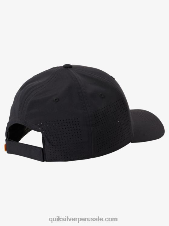 Quiksilver N8LNT1007 hombres negro gorra snapback waterman perf turf