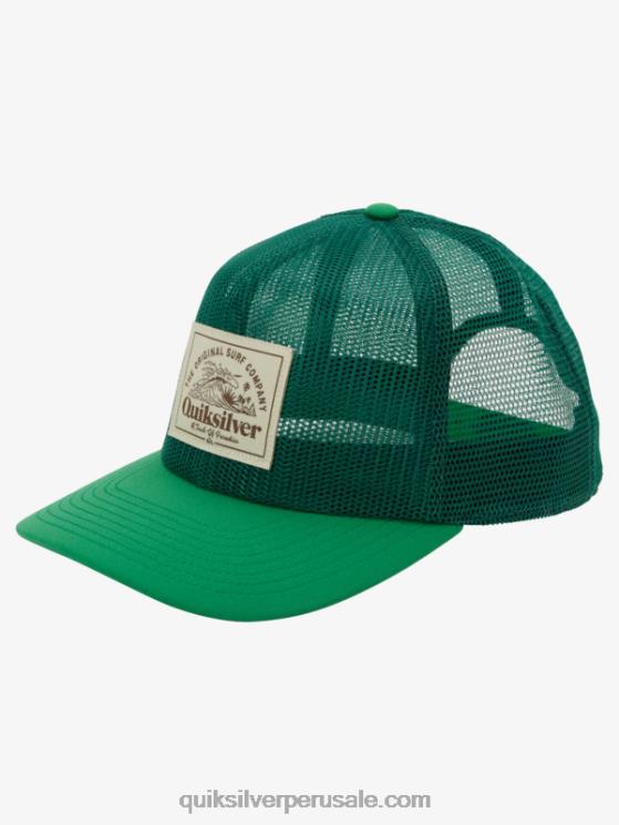 Quiksilver N8LNT1074 hombres follaje gorra de camionero con malla