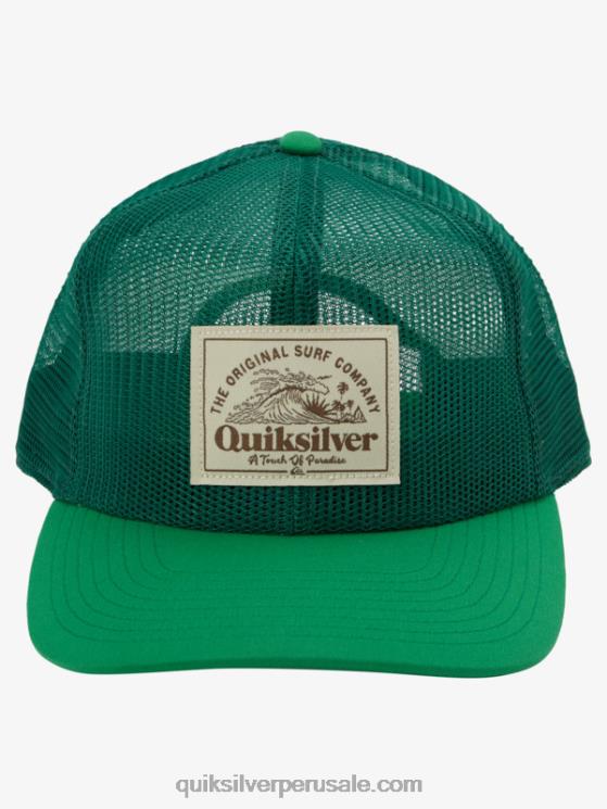Quiksilver N8LNT1074 hombres follaje gorra de camionero con malla