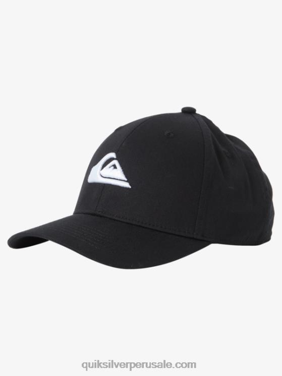 Quiksilver N8LNT1080 hombres negro sombrero del snapback de las décadas