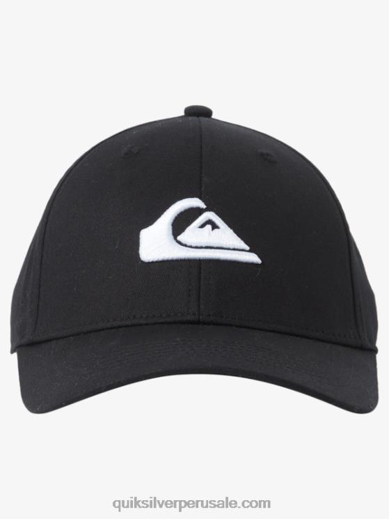 Quiksilver N8LNT1080 hombres negro sombrero del snapback de las décadas