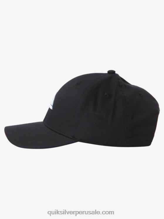 Quiksilver N8LNT1080 hombres negro sombrero del snapback de las décadas