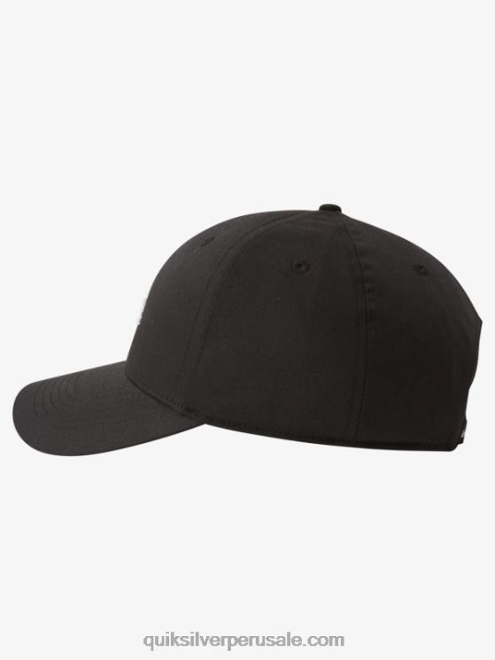 Quiksilver N8LNT1080 hombres negro sombrero del snapback de las décadas