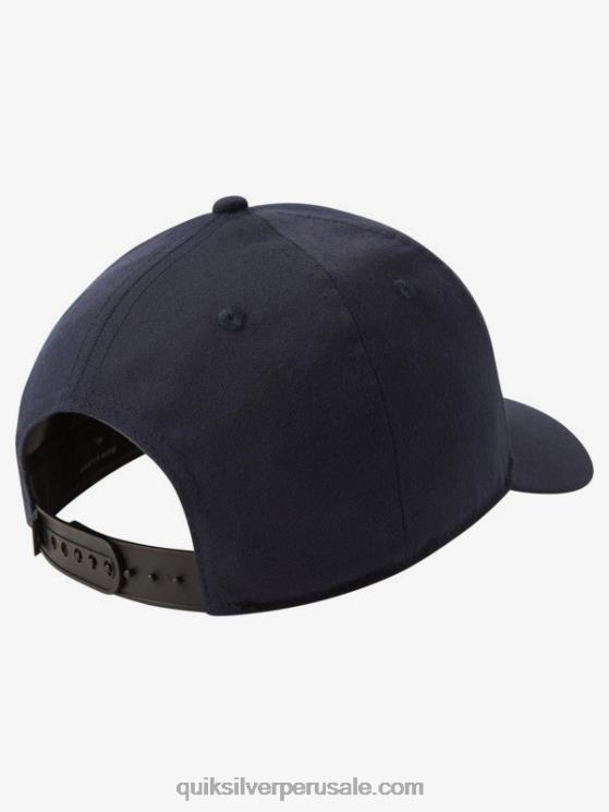 Quiksilver N8LNT1081 hombres verdadero brezo azul marino sombrero del snapback de las décadas