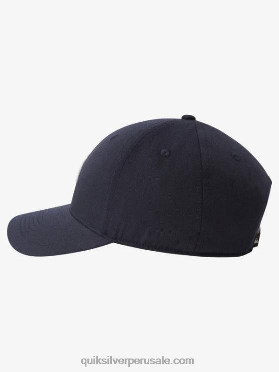 Quiksilver N8LNT1081 hombres verdadero brezo azul marino sombrero del snapback de las décadas