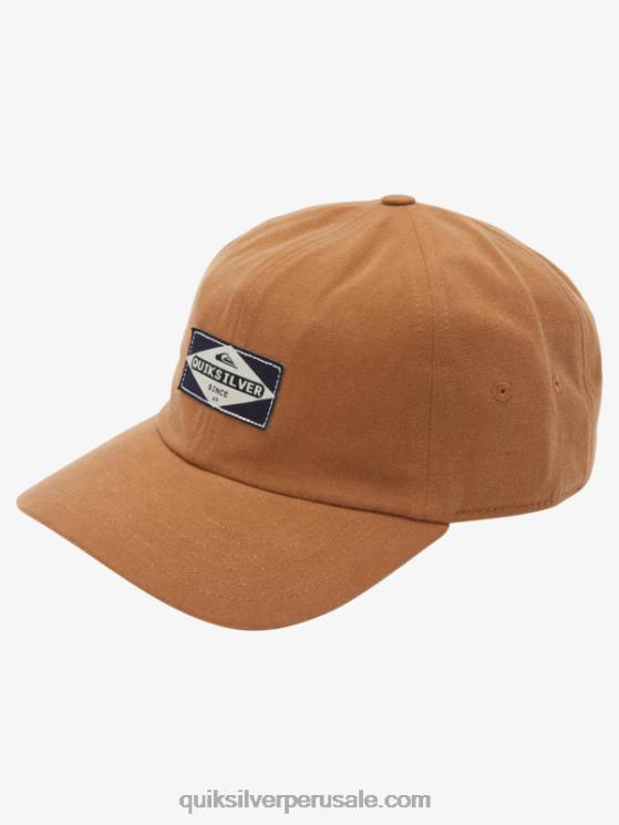 Quiksilver N8LNT1143 hombres almendra garapiñada sombrero de camionero de pico más alto
