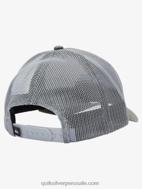 Quiksilver N8LNT1195 hombres trébol de cuatro hojas gorra de camionero con larguero