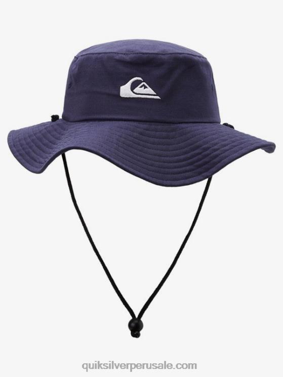 Quiksilver N8LNT122 hombres insignias azules sombrero boonie safari bushmaster