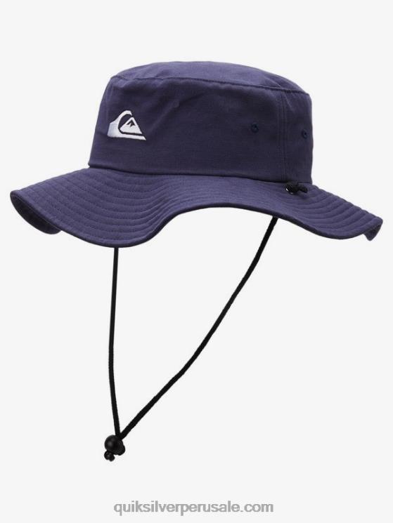Quiksilver N8LNT122 hombres insignias azules sombrero boonie safari bushmaster