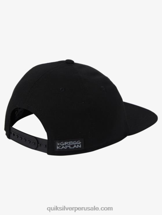 Quiksilver N8LNT1252 hombres negro gorra de beisbol gregg kaplan