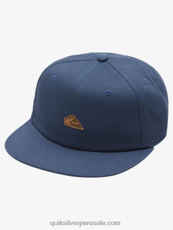 Quiksilver N8LNT1643 hombres pizarra oscura gorra snapback con gas