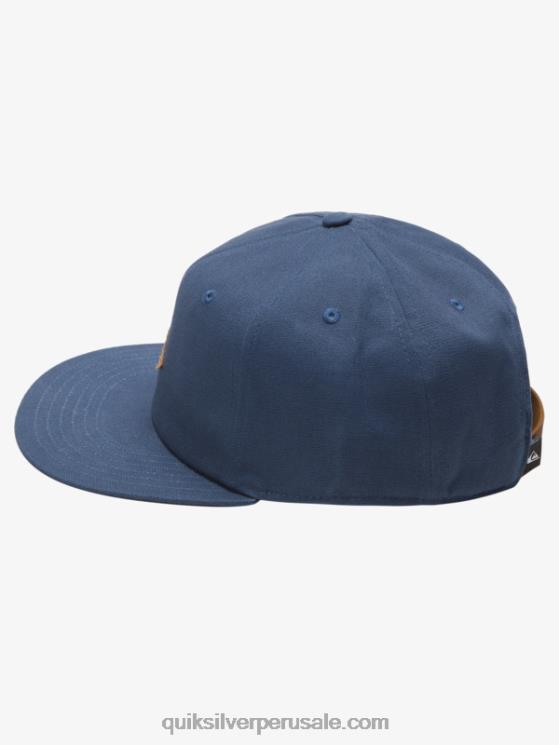 Quiksilver N8LNT1643 hombres pizarra oscura gorra snapback con gas