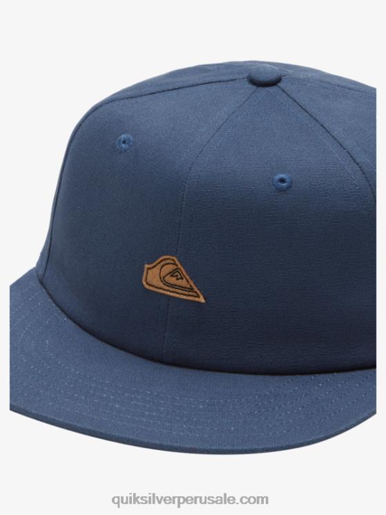 Quiksilver N8LNT1643 hombres pizarra oscura gorra snapback con gas