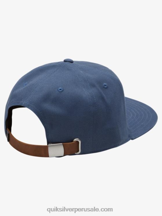 Quiksilver N8LNT1643 hombres pizarra oscura gorra snapback con gas