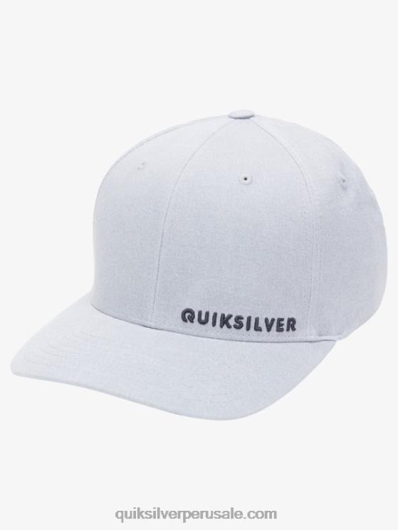 Quiksilver N8LNT1653 hombres cuero gris sombrero flexible con tirantes laterales