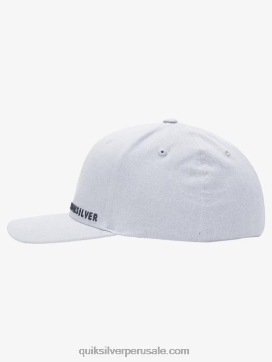 Quiksilver N8LNT1653 hombres cuero gris sombrero flexible con tirantes laterales