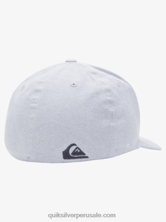 Quiksilver N8LNT1653 hombres cuero gris sombrero flexible con tirantes laterales