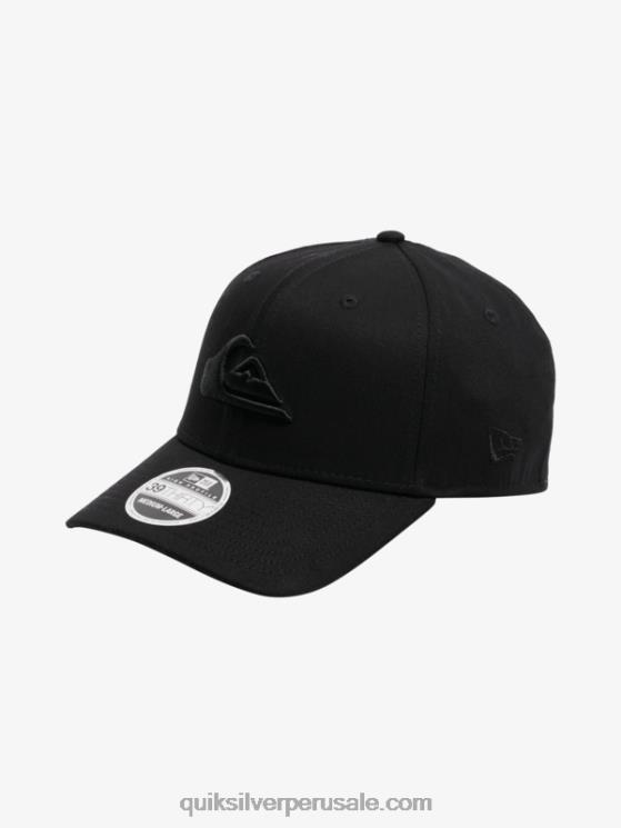 Quiksilver N8LNT1680 hombres negro gorra de ajuste elástico mountain 锛wave