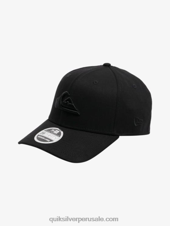 Quiksilver N8LNT1680 hombres negro gorra de ajuste elástico mountain 锛wave