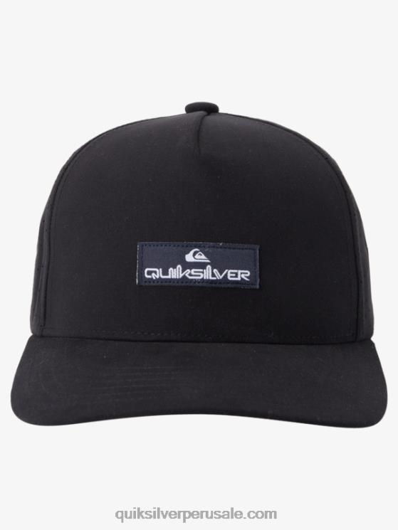 Quiksilver N8LNT1685 hombres negro sombrero de camionero de aguijón