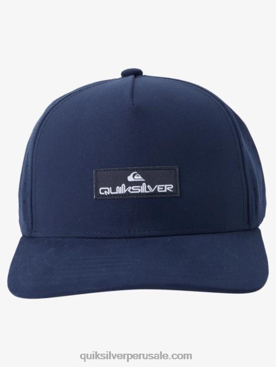 Quiksilver N8LNT1686 hombres chaqueta azul marino sombrero de camionero de aguijón