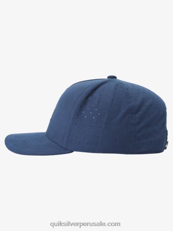 Quiksilver N8LNT1686 hombres chaqueta azul marino sombrero de camionero de aguijón