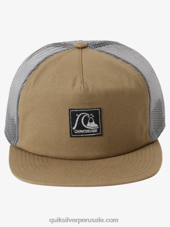 Quiksilver N8LNT1715 hombres tomillo sombrero de camionero de una sola aleta