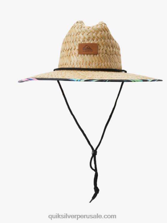 Quiksilver N8LNT386 hombres pista sombrero de paja salvavidas forastero