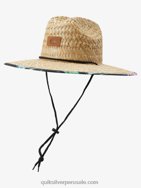 Quiksilver N8LNT386 hombres pista sombrero de paja salvavidas forastero