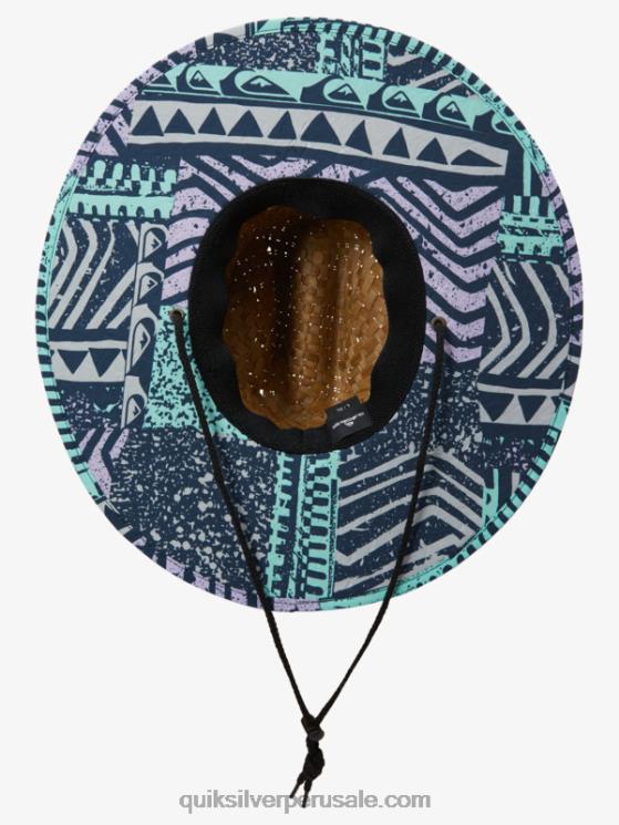 Quiksilver N8LNT388 hombres vaso de playa sombrero de paja salvavidas forastero