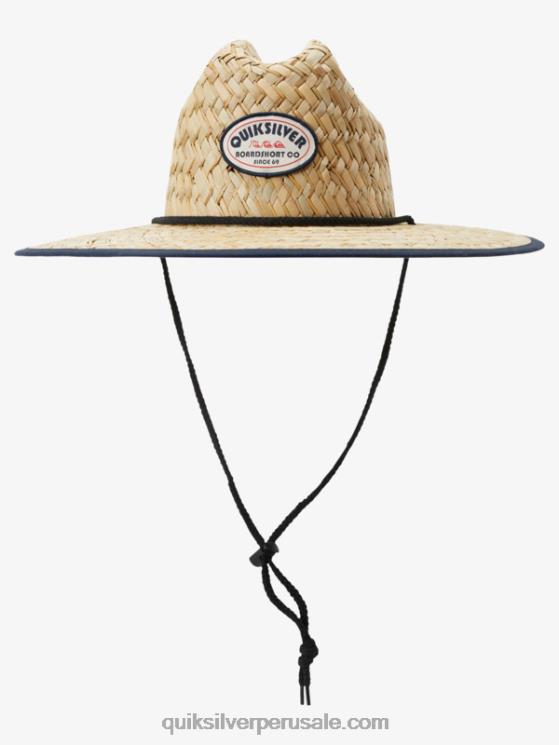 Quiksilver N8LNT414 hombres azul marino medianoche sombrero de paja salvavidas outsider americana