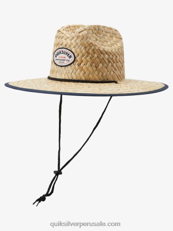 Quiksilver N8LNT414 hombres azul marino medianoche sombrero de paja salvavidas outsider americana