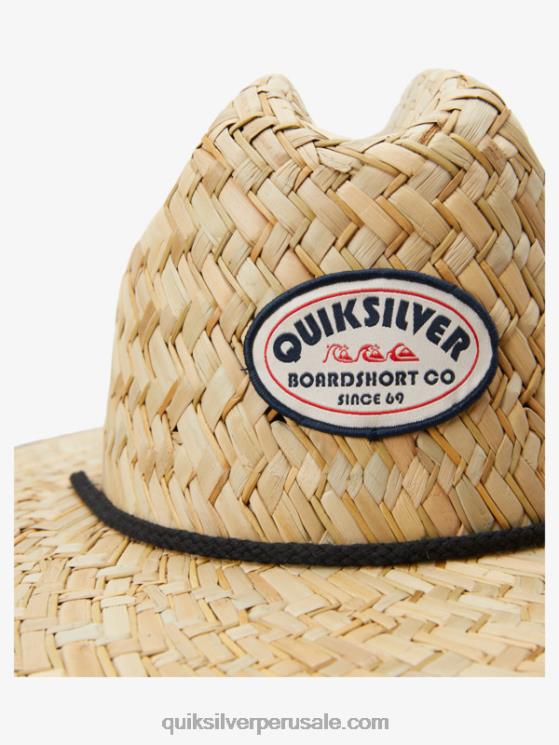 Quiksilver N8LNT414 hombres azul marino medianoche sombrero de paja salvavidas outsider americana