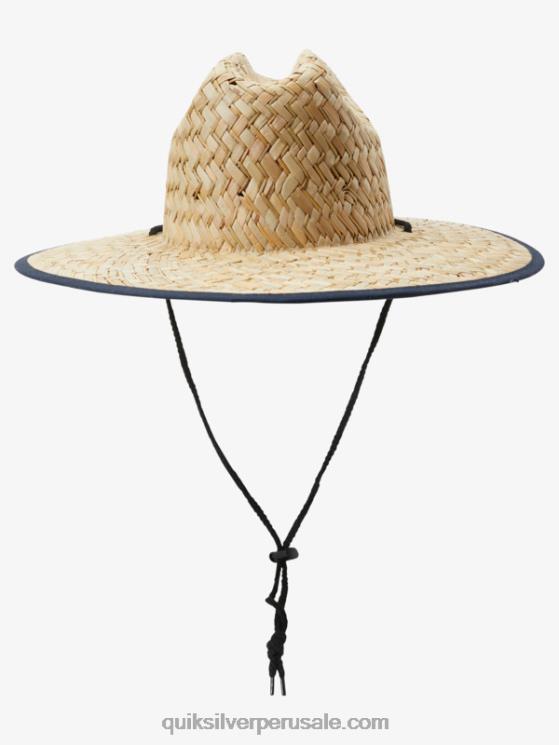 Quiksilver N8LNT414 hombres azul marino medianoche sombrero de paja salvavidas outsider americana