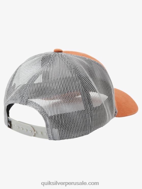 Quiksilver N8LNT439 hombres la meca naranja sombrero de camionero arrastrero