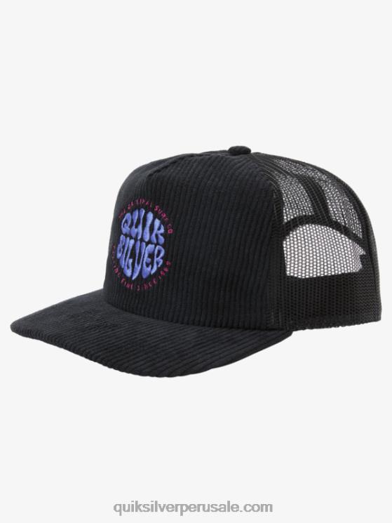 Quiksilver N8LNT443 hombres negro sombrero de camionero costaeeze