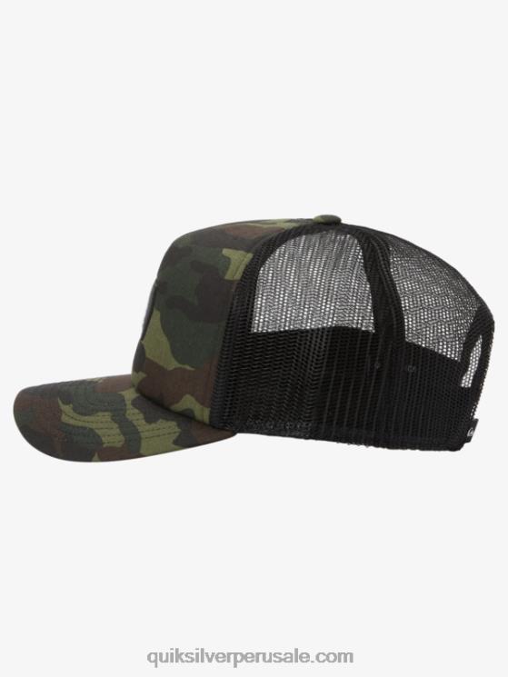 Quiksilver N8LNT487 hombres camuflaje del bosque gorra snapback omnipotente